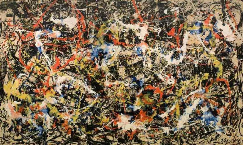 Jackson Pollock - “Convergência” 1952 (arte abstrata)