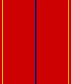 Barnett Newman – “Quem tem medo do vermelho, amarelo e azul?” 1970 - arte contemporânea