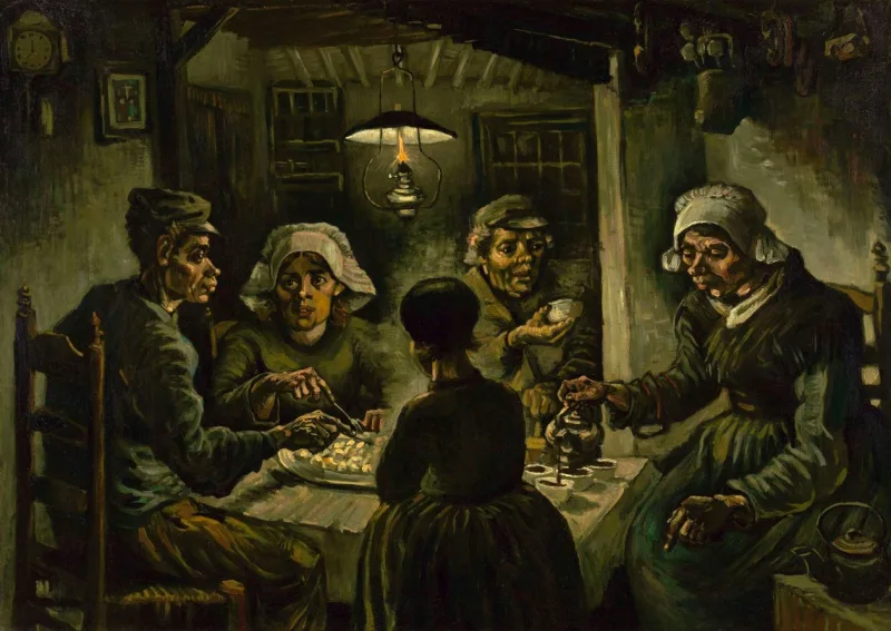Vincent Van Gogh - “Comedores de Batata” 1885 (realismo)