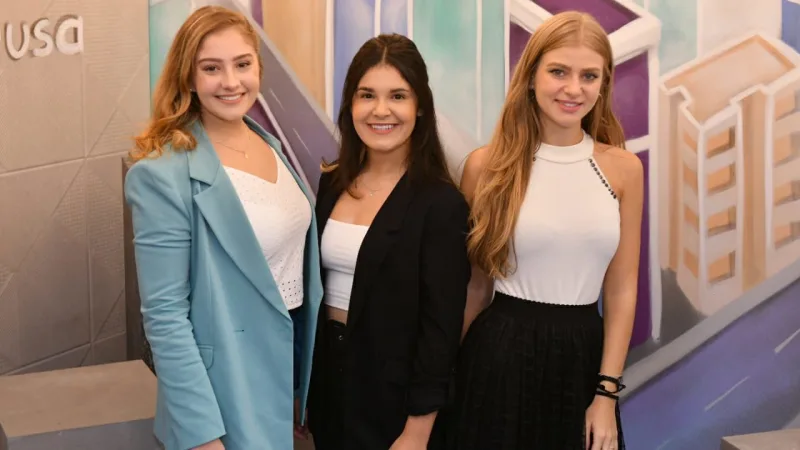 Franciny Polli, Rafaela Sampaio e Tatiane Baterski