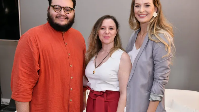 Luan Galani, Fabiana Rodrigues e Patrícia Zanivan