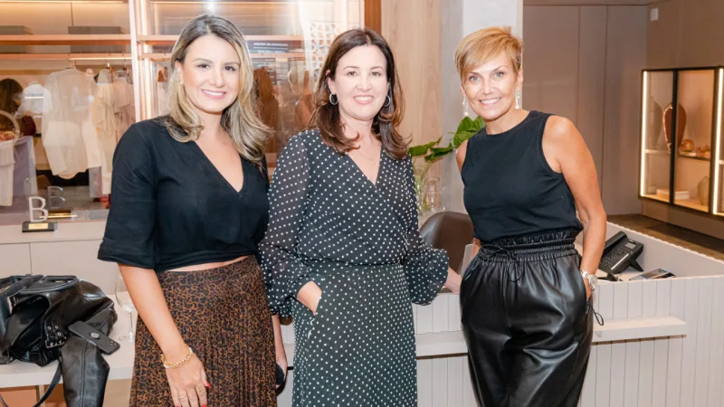 Ediane Tramujas, Ivania Valdemarca e Claudia Baggio.