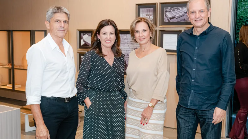 Manuel Baggio, Ivania Valdemarca, Elizabeth Bianco e Flávio Schiavon.