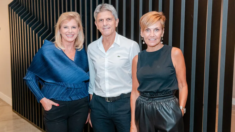 Soraya Ribas, Manuel Baggio e Claudia Baggio.