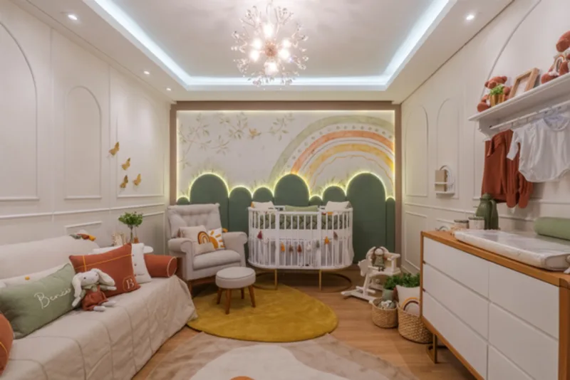 Arco-íris, quarto projetado por Quilze Travagin