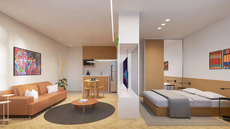 Studio de 33 m²