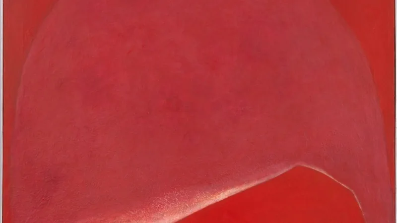 Óleo sobre tela de Tomie Ohtake, pintado em 1973