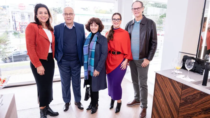 Daniele Viesser, Clademir Argenta, Cristiane Maciel, Ana Cristina Ávila e Leôncio Pedrosa