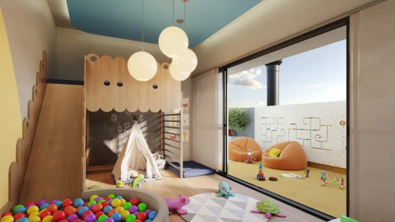Espaço kids do Door, do Rottas Prime.
