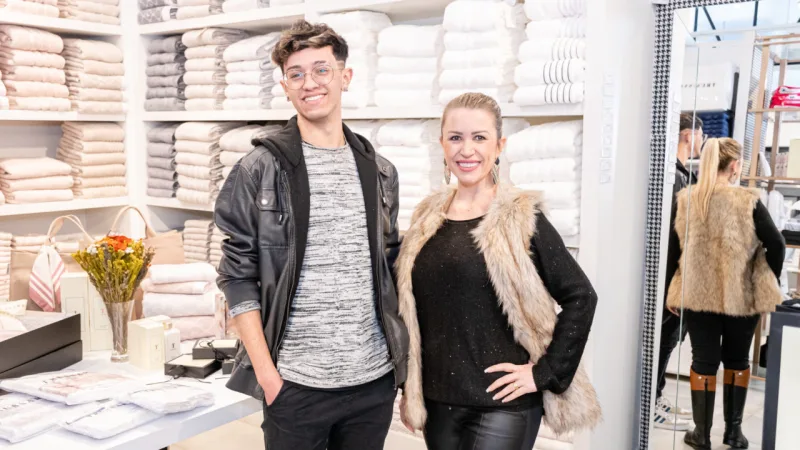Guilherme Gonçalves e Renata Fraidg