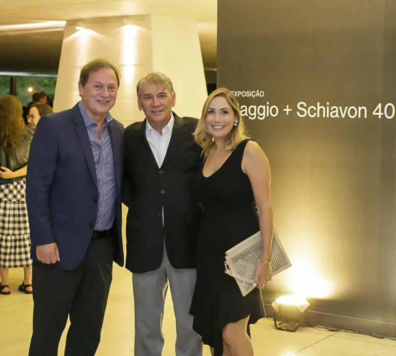 João Carlos Perussolo, Kalil Chuchene Filho e Karin Chuchene.