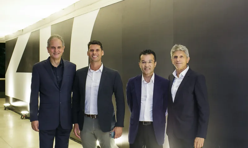 Flavio Schiavon, Nilson Viana, Maicol Miyagi e Manuel Baggio.