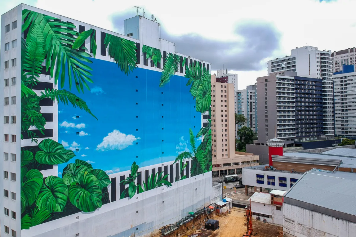 Incorporadora GT idealizou o painel que atualmente é o maior da região Sul do país, em Curitiba.