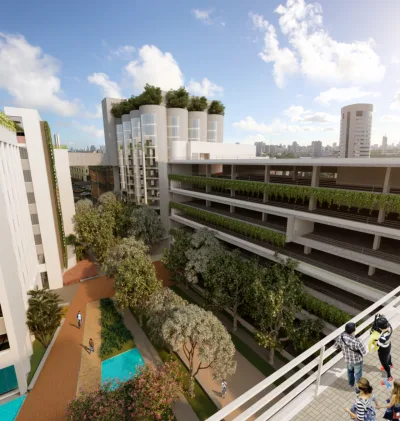 Projeto transforma silos inativos de área portuária em apartamentos residenciais