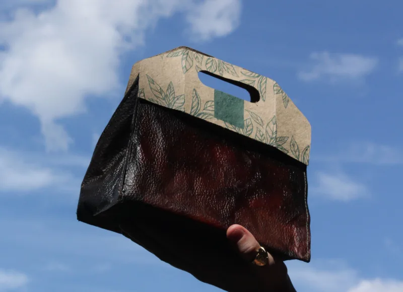 Designers criam embalagens de presente com celulose bacteriana que viram bolsas e cachepôs