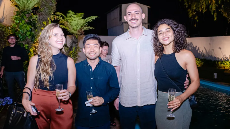 Thais Rosot, Erick Mizushima, Eduardo Salsa Mendi, Luiza Flores.