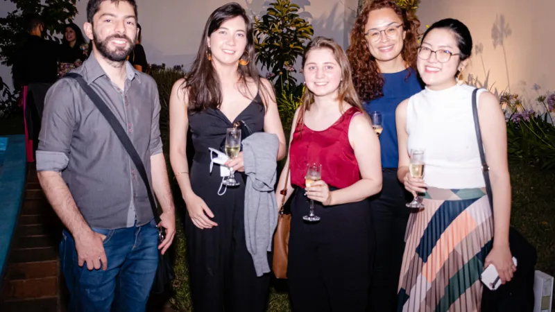 José Augusto de Faria, Patrícia Meira, Fernanda Miloco, Juliana Miashiro e Beatriz Muraki.