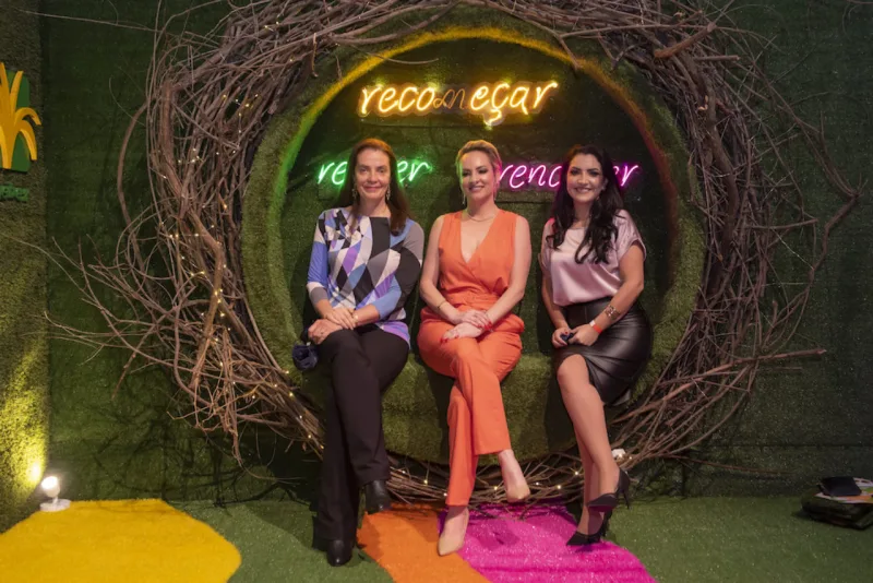 Ana Amélia Cunha Pereira Filizola, Daniele Perez e Vivian Sens.