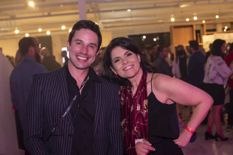 Felipe Guerra e Andréa Sorgenfrei.