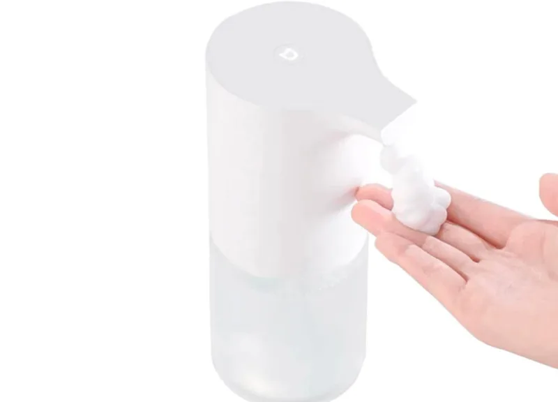 Dispenser automático de sabonete espuma para os tempos de pandemia.