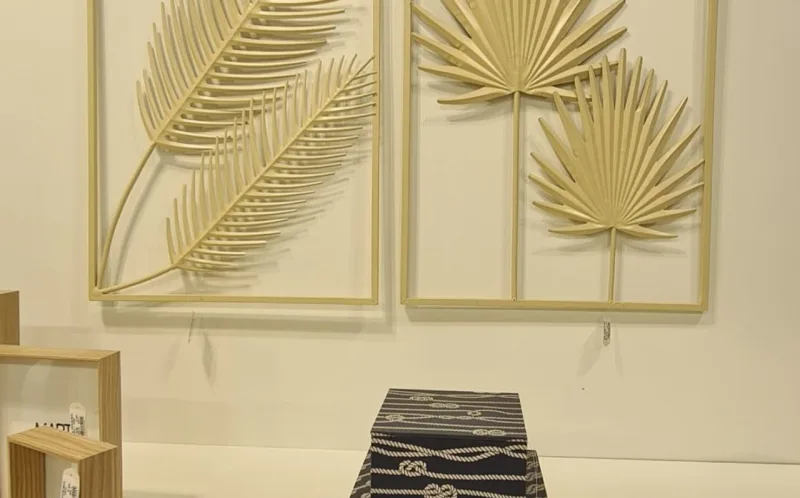 Quadros de folhas tropicais da Mart.