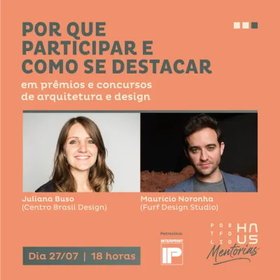 Destaque-se em prêmios de arquitetura e design com mentoria gratuita do Portfólio HAUS