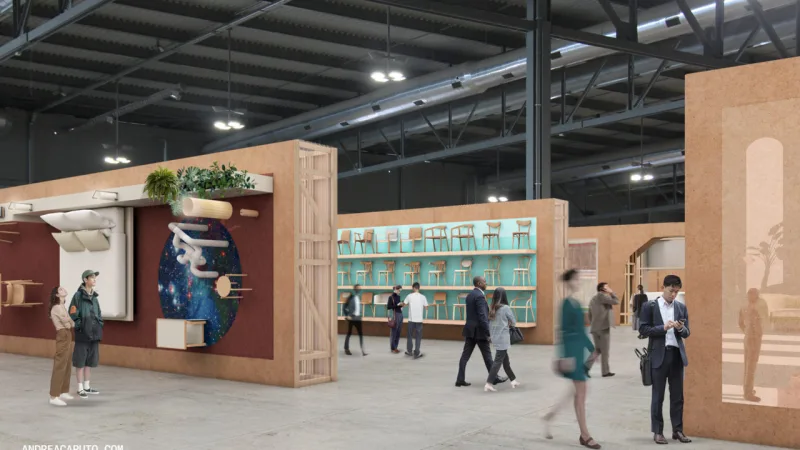Render mostra como será a nova fórmula de exposição do evento de design, decoração e arquitetura.