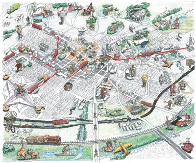 Toda cidade tem um desenho escondido, só temos que descobrir