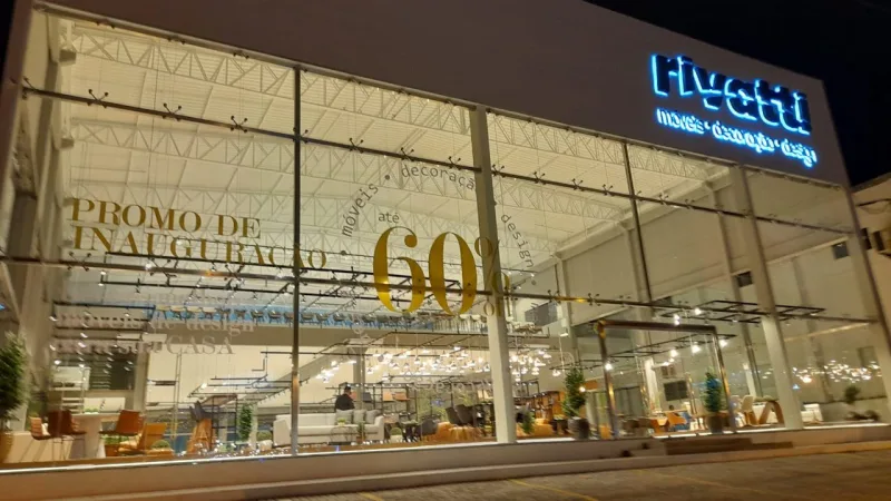 Fachada da nova loja da Rivatti em Santa Catarina.