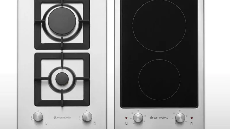 Cooktops modulares da linha Dominós.