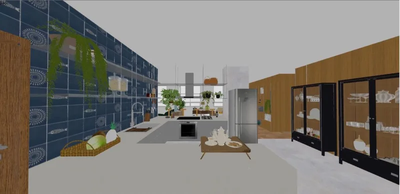 Uma das projeções do Estúdio A/R para o apartamento no Edifício Paraná.